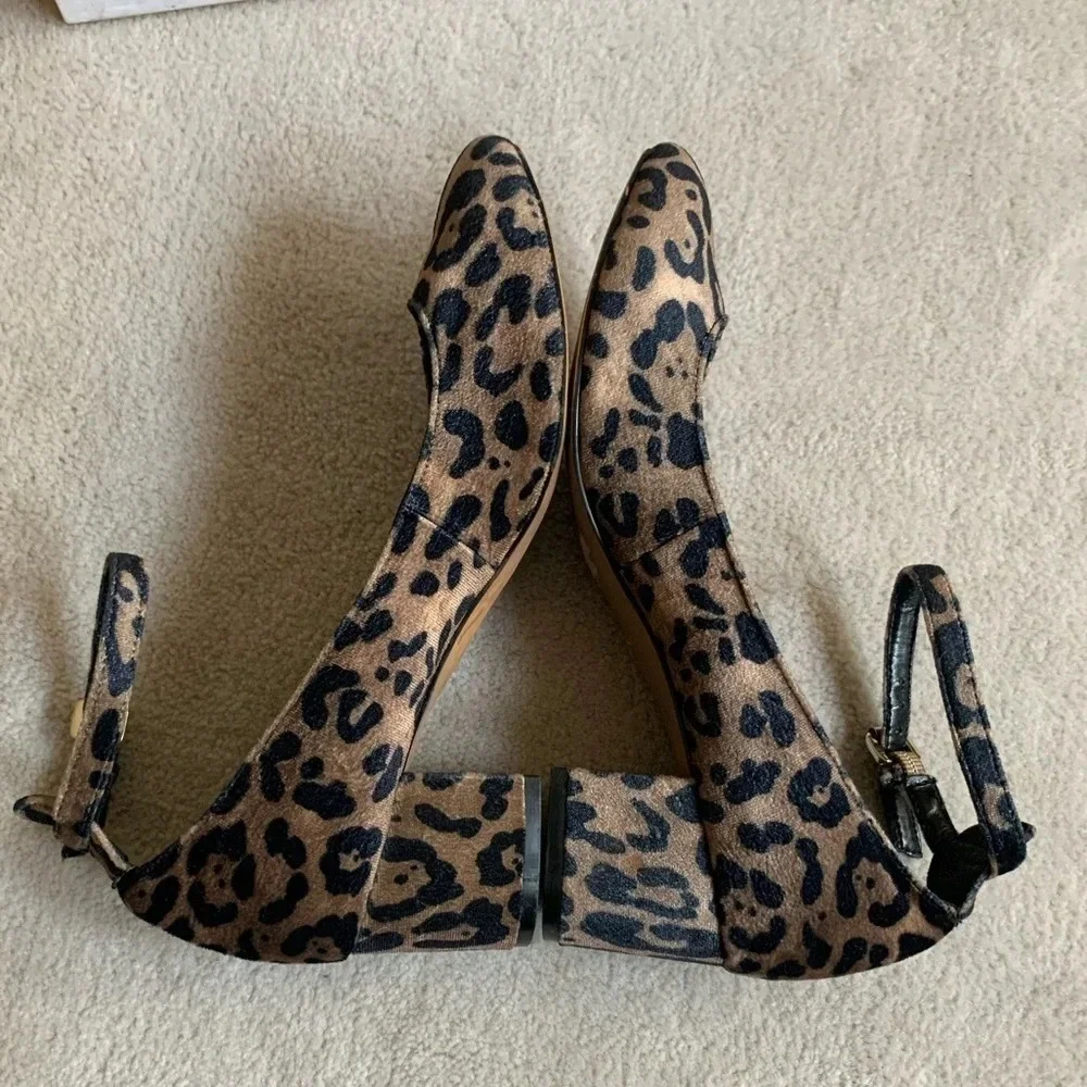 Steven by Steve Madden Vassie Ankle Pump, Animal Prints, 8.5